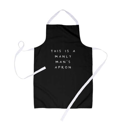 This Is A Manly Man's Apron Apron | Funny Mens Apron For Husband, Boyfriend, Son, Dad, BBQ Apron, Grill