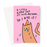 A Little Birdie Said It's Your Birthday So I Ate It Greeting Card | Funny, Cat Birthday Card For Cat Lover, Cat With Birthday Hat Eating Bird