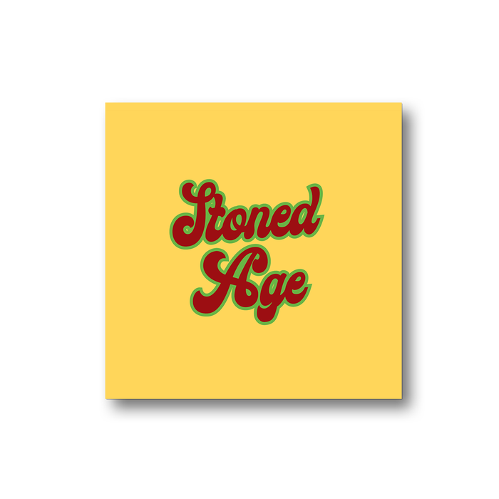 Stoned Age Fridge Magnet | Weed Magnet, Gift For Stoner, Weed Smoker, Cannabis, Marijuana, Hash, Dope, Pot, Stone Age Pun