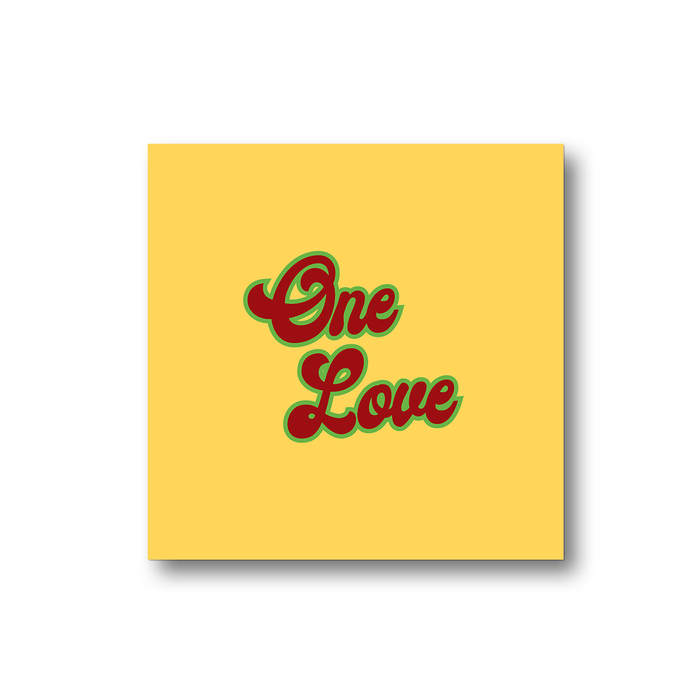 One Love Fridge Magnet | Weed Magnet, Gift For Stoner Couple, Weed Smoker, Hippie, Cannabis, Marijuana, Hash, Dope, Pot