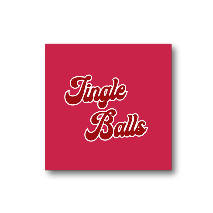 Jingle Balls Fridge Magnet | Rude Christmas Magnet, Funny Christmas Decorations, Stocking Filler, Jingle Bells