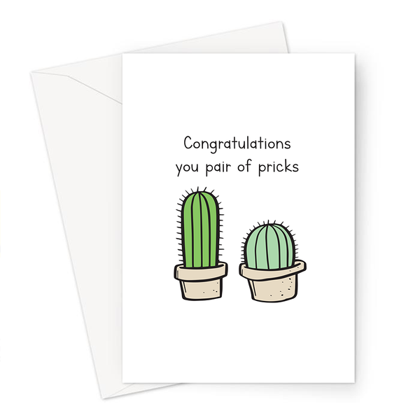 Rude, Funny & Inappropriate Congratulations Greeting Cards