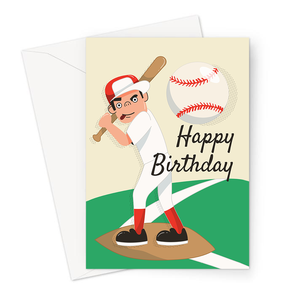 Happy Birthday Baseball Greeting Card | Happy Birthday Card For Baseball Player, Batter Getting Ready To Hit The Ball, Hey Batter Batter — LEMON LOCO happy-birthday-baseball-greeting-card-happy-birthday-card-for-baseball-player-batter-getting-ready-to-hit-the-ball-hey-batter-batter-lemon-loco