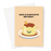 Have A Flantastic Birthday Greeting Card | Funny, Flan Pun Birthday Card, Happy Flan Wearing Party Hat, Have A Fantastice Birthday
