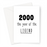 2000 The Year Of The Legend Greeting Card