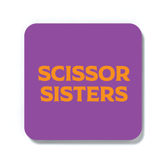 Scissor Sisters Coaster | LGBTQ+ Gifts, LGBT Gifts, Gifts For Lesbians, Drinks Mat, Pop Art