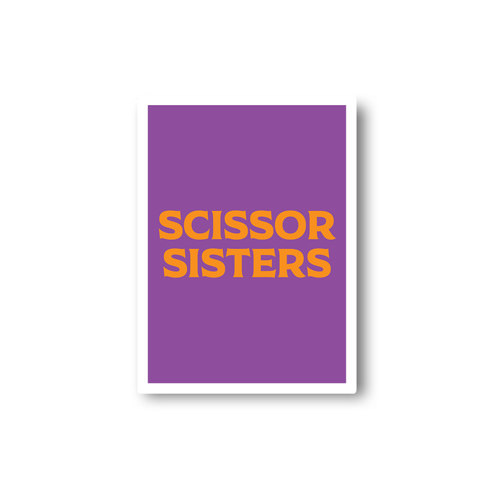 Scissor Sisters Sticker | LGBTQ+ Gifts, LGBT Gifts, Gifts For Lesbians, Laptop Sticker, Pop Art