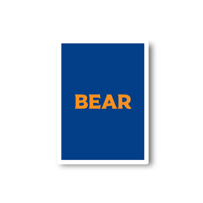 Bear Sticker | LGBTQ+ Gifts, LGBT Gifts, Gifts For Gay Men, Laptop Sticker, Pop Art