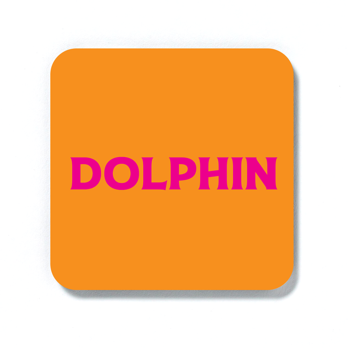 Dolphin Coaster | LGBTQ+ Gifts, LGBT Gifts, Gifts For Gay Men, Drinks Mat, Pop Art