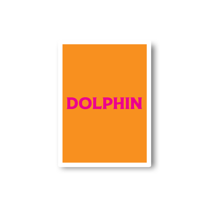 Dolphin Sticker | LGBTQ+ Gifts, LGBT Gifts, Gifts For Gay Men, Laptop Sticker, Pop Art