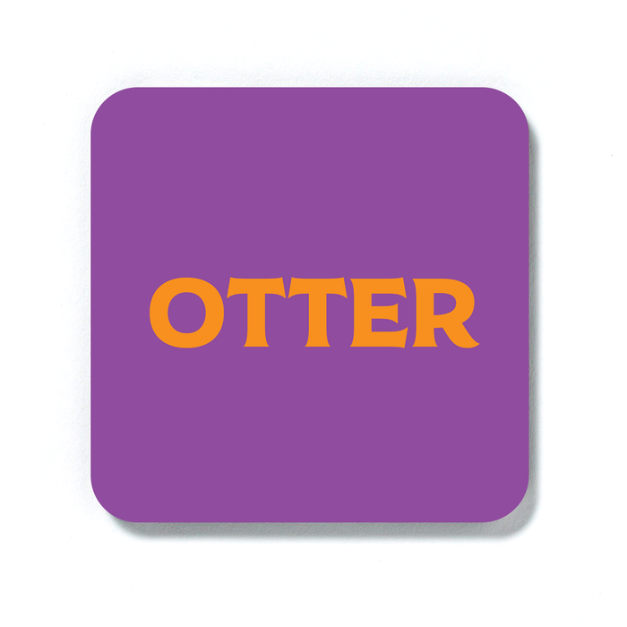 Otter Coaster | LGBTQ+ Gifts, LGBT Gifts, Gifts For Gay Men, Drinks Mat, Pop Art