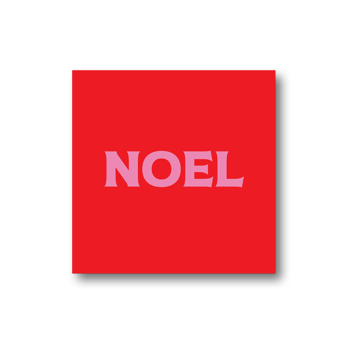 Noel Fridge Magnet | French Red And Pink Christmas Magnet, Christmas Decorations, Stocking Filler, Christmas Carol, Pop Art