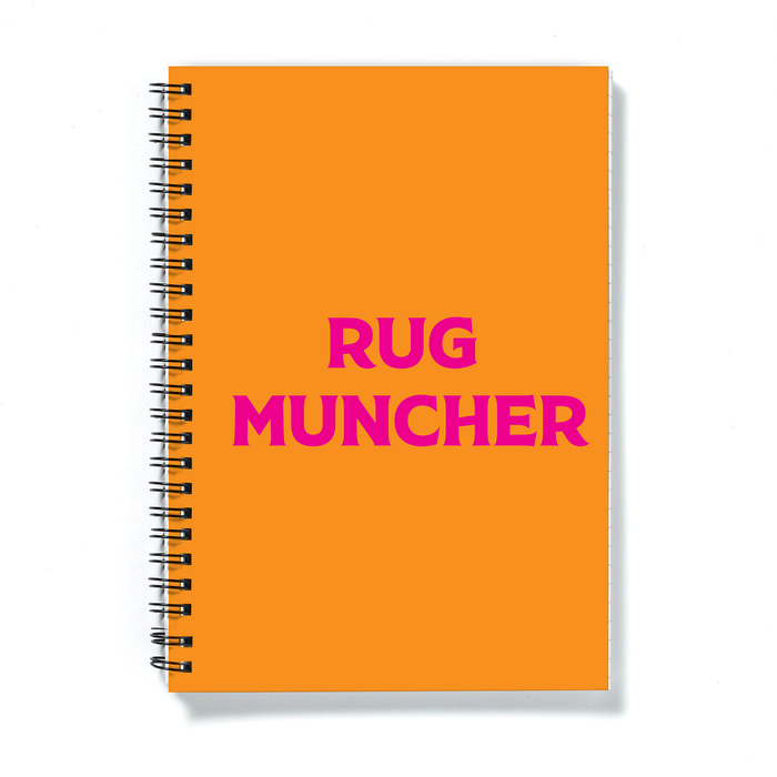 Rug Muncher A5 Notebook | LGBTQ+ Gifts, LGBT Gifts, Gifts For Lesbians, Journal, Pop Art