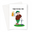 Time To Par-Tee Greeting Card | Funny, Golfing Pun Birthday Card, Golfer With Pint Of Beer, Card For Golfer, Let's Celebrate, Congratulations