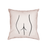 Abstract Nude Female Bottom Pink Cushion | Abstract Nude Arse Cushion, Feminist, Female Empowerment Gift, Line Drawing Bum