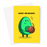 Baby On Board Greeting Card | Funny, Pregnancy Pun Baby Card, Avocado Holding It's Pip Belly, Avocado Stone Baby, New Baby