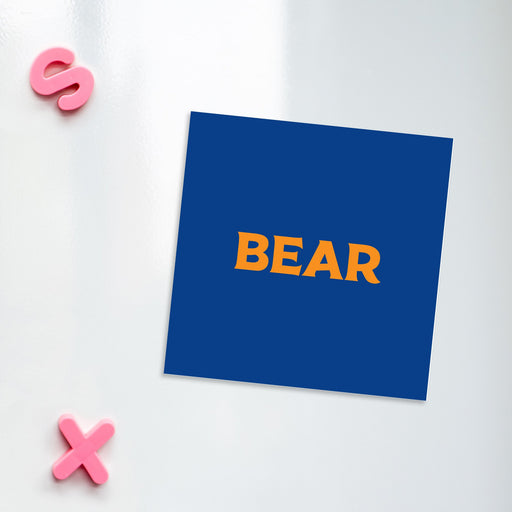 Bear Magnet | LGBTQ+ Gifts, LGBT Gifts, Gifts For Gay Men, Fridge Magnet, Pop Art