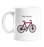 Bike Wanker Mug | Rude, Funny Gift For Cyclist, Biker, Cycling, Biking
