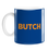 Butch Mug | LGBTQ+, LGBT Gifts For Lesbian, Pop Art, Blue, Orange