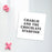 Charlie And The Chocolate Starfish Magnet | Funny Fridge Magnet, Funny Literary Gifts, Literature Pun, Vintage Typography
