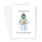 Cod Bless You It's Your Birthday! Greeting Card | Funny Fish Pun Birthday Card, Cod Dressed As The Pope, God Bless You Cod Pun, Religion Pun