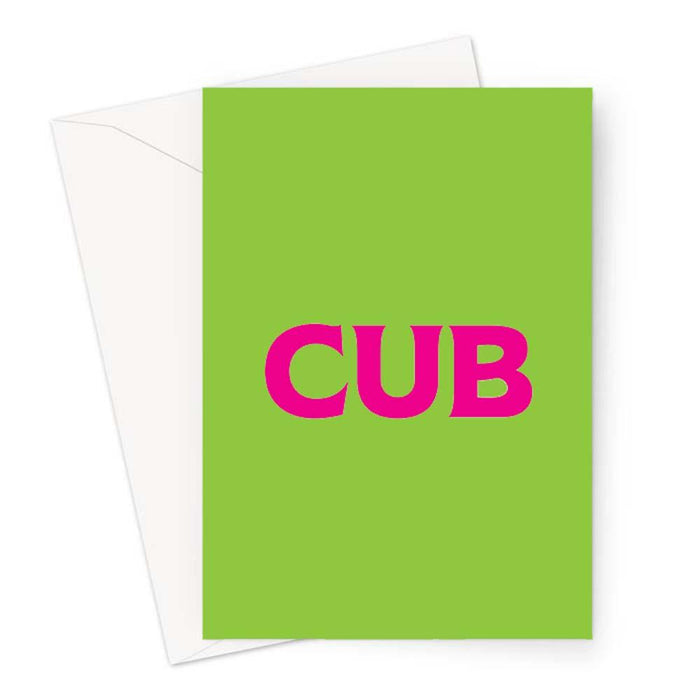 Cub Lgbt Example Cub Greeting Card | LGBTQ+ Greeting Cards, LGBT Greeting Cards ...