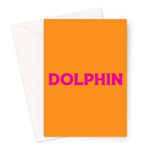 Dolphin Greeting Card | LGBTQ+ Greeting Cards, LGBT Greeting Cards, Greeting Cards For Gay Men, Pop Art