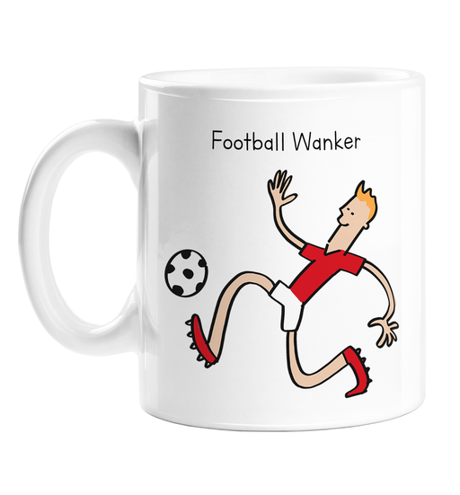Football Wanker Mug | Rude Gift For Footballer, Football Player, FPL, Fantasy Football, Premier League, FIFA