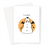 Frostbite Greeting Card | Vampire Snowman, Frosty, Dracula, Spooky Pun Christmas Card