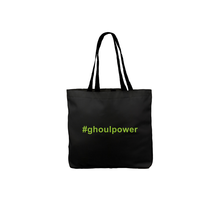 Ghoul Power Tote | Funny Trick Or Treat Bag, Girl Power Pun Halloween Tote, Ghost, Ghoulies