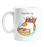 Good Morning Mug | English Breakfast Items In Bed, Sausages, Eggs, Ceramic Coffee Mug, Breakfast In Bed