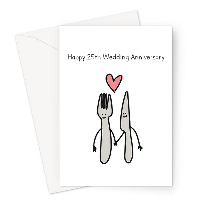 Husband silver wedding 2024 card
