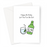 Happy Birthday. Let The Fun Be Gin! Greeting Card | Funny Pun Birthday Card For Gin Drinker, Bottle Of Gin, Gin And Tonic, G&T