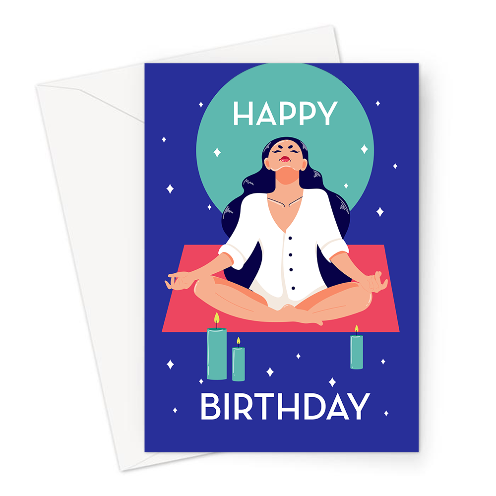 Surrounded by Candles Funny Birthday Card