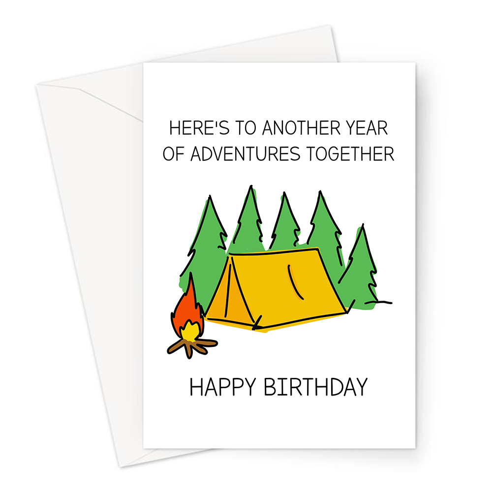 Here's To Another Year Of Adventures Together Happy Birthday Greeting ...