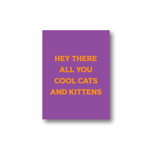 Hey There All You Cool Cats And Kittens Sticker | Carole Baskin Laptop Sticker, Tiger King Sticker, Tiger King Gifts