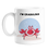 I'm Crabulous Mug | Funny Crab Pun Coffee Mug, I'm Fabulous, Sassy Crab In Pearl Necklace Mug, Ceramic, Dishwasher Safe Mug