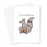 I'm Nuts About You Greeting Card | Funny Squirrel Holding Nuts Valentines Card, For Him, Her, Husband, Wife, Girlfriend, Boyfriend, Anniversary, Balls Pun