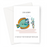 I'm Sorry It Was Not The Thyme Nor The Plaice Greeting Card | Funny Forgive Me Card, Sorry Looking Plaice And Thyme Illustration, Fish Pun, Herb Pun