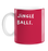 Jingle Balls. Mug | Rude Christmas Gift, Stocking Filler, Deadpan, Funny Christmas Carol Pun Coffee Mug, Jingle Bells