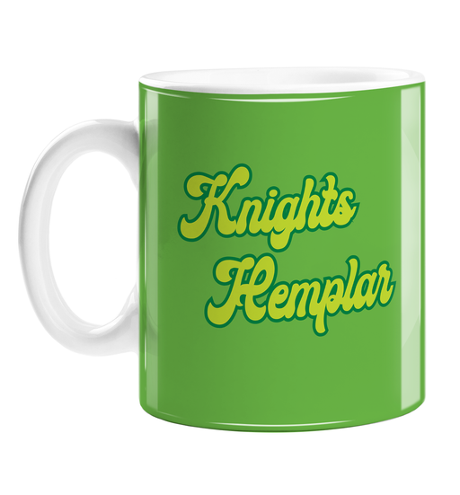 Knights Hemplar Mug | Weed Mug, Funny Gift For Weed Smoker, Stoner, Knights Templar Pun, Cannabis, Marijuana, Hash, Ganja, Pot
