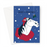 Mare-y Christmas Greeting Card | Horse In A Santa Hat Waiting Under Mistletoe, Funny Horse Merry Christmas Card For Equestrian, Horse Rider