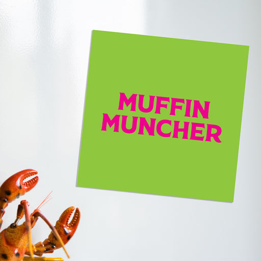 Muffin Muncher Magnet | LGBTQ+ Gifts, LGBT Gifts, Gifts For Lesbians, Fridge Magnet, Pop Art