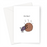 Oh Shit! Greeting Card | Funny Sympathy Card, Rude Poo Pun Sorry Card, Dung Beetle On Ball Of Shit