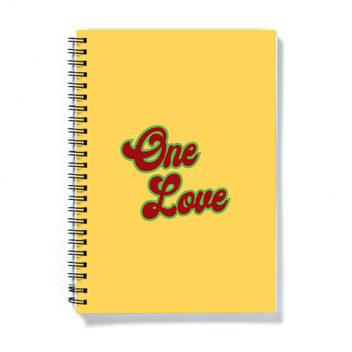 One Love A5 Notebook |Weed Journal, Funny Gift For Weed Smoker, Stoner Couple, Hippie, Cannabis, Marijuana, Hash, Ganja, Pot