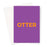 Otter Greeting Card | LGBTQ+ Greeting Cards, LGBT Greeting Cards, Greeting Cards For Gay Men, Pop Art