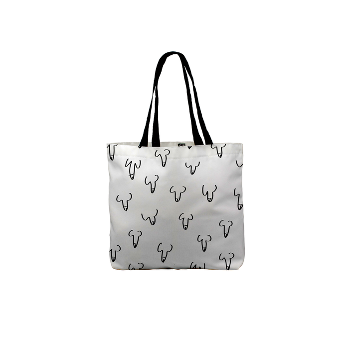 Penis Print Tote | Hen Party, Hen Do Willy Print Canvas Tote, Rude Beach Bag, Travel, Penis Doodle