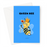 Queen Bee Greeting Card | Funny, Bee Pun Card For Friend, Bee In Crown With Sceptre, Royal Highness, Yass Queen, LGBTQ+