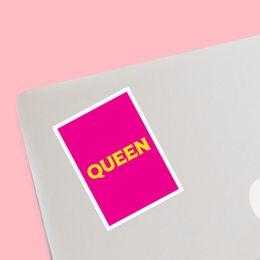 Queen Sticker | LGBTQ+ Gifts, LGBT Gifts, Gifts For Gay Men, Laptop Sticker, Pop Art