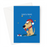 Santa Paws Greeting Card | Dog In A Santa Hat, Funny Dog Christmas Card For Dog Owner, Dog Lover, Puppy, Canine, Santa Claus Pun